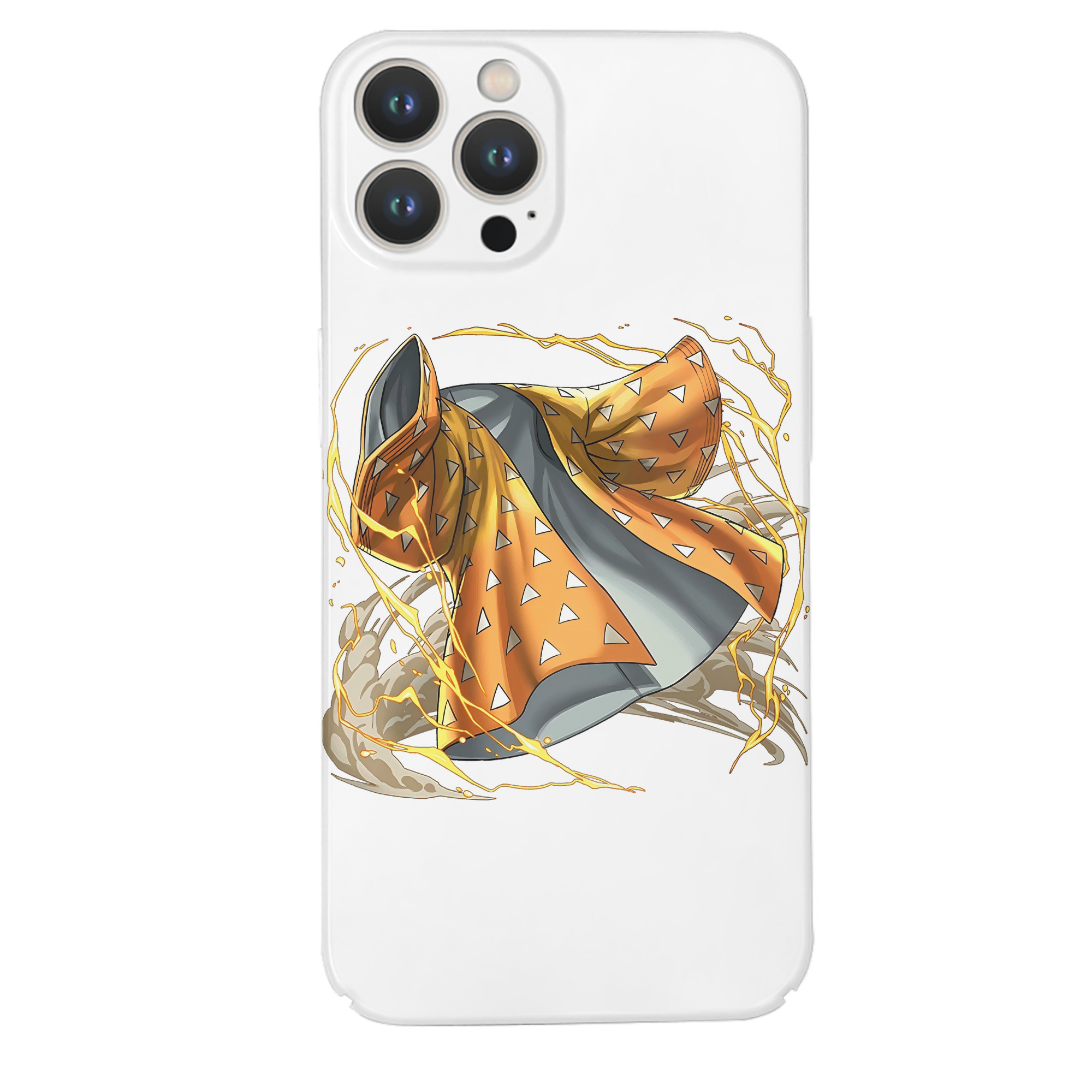 （画像用） 鬼滅の刃（きめつのやいば）我妻 善逸／あがつま ぜんいつ Agatsuma Zenitsu 【iPhone 14シリーズ対応】ハードケース